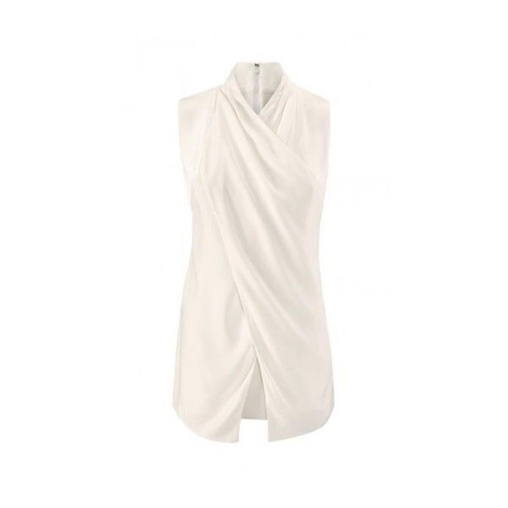 Wraparound Sleeveless Blouse